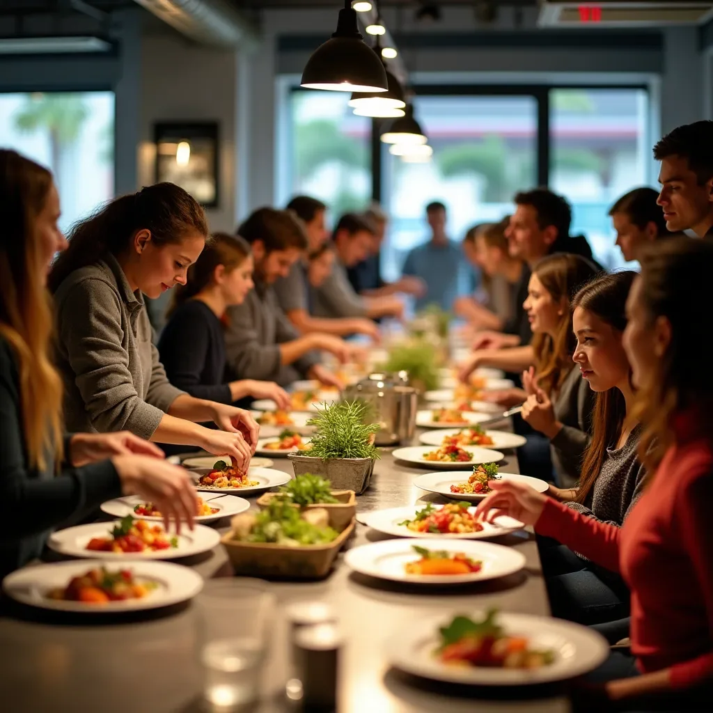 Creative team at work